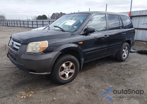 2007 Honda Pilot Lx z USA, uszkodzony, nr VIN 5FNYF28107B014874